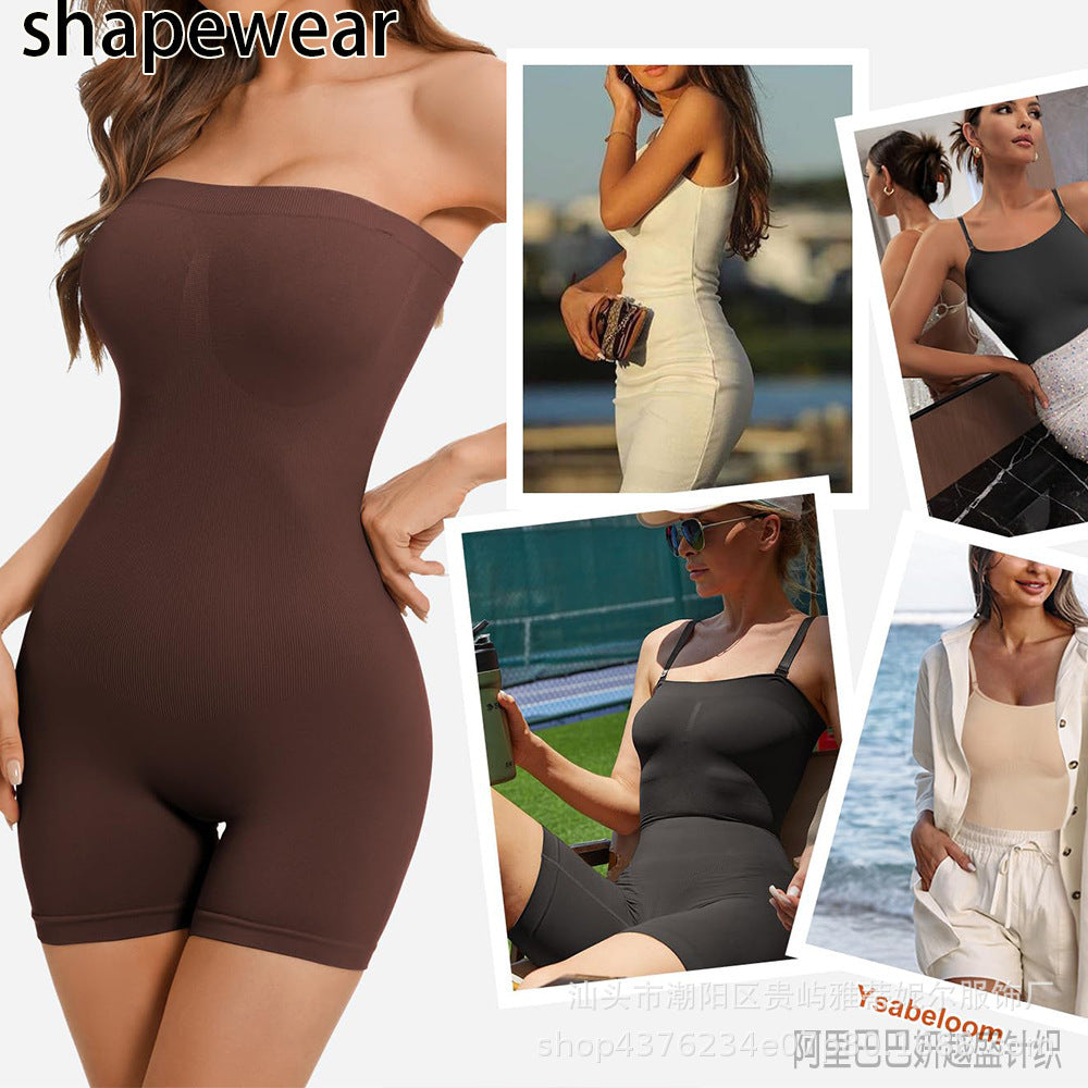 Strapless Shapewear Bodysuit - For Tummy Control & Butt Lifter Body Shaper