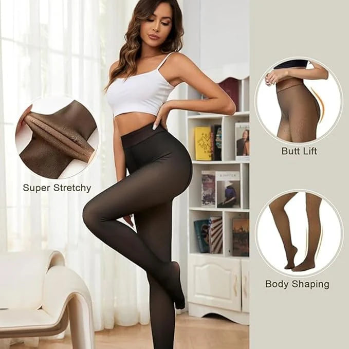 Fleece High Rise Leggings for Women