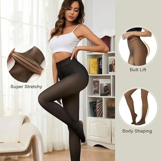 Fleece High Rise Leggings for Women